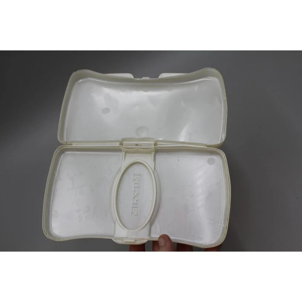READ! Huggies Baby Diaper Wipes Travel Size Case Empty Container Diaper Bag RARE